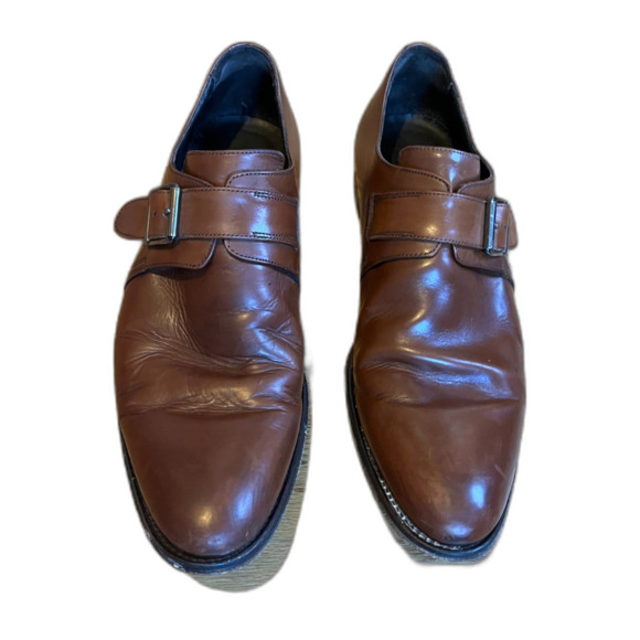 To Boot New York Brown Adam Derrick Oxford Leather Dress Shoes Mens Size 9 - Picture 1 of 8